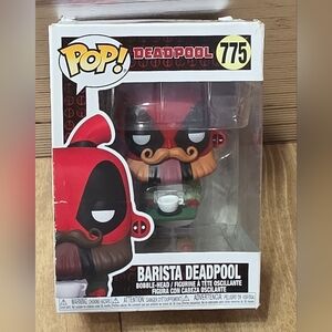 Funko Barista Deadpool with Red and Black Outfit